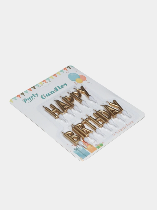 Свечи для торта, Happy brithday