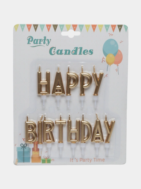 Свечи для торта, Happy brithday