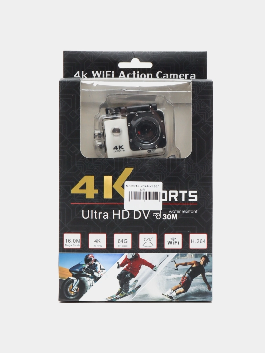 Экшн камера Ultra HD 4K для съемки, DV-камера 4K с управлением WIFI, водонепроницаемая
