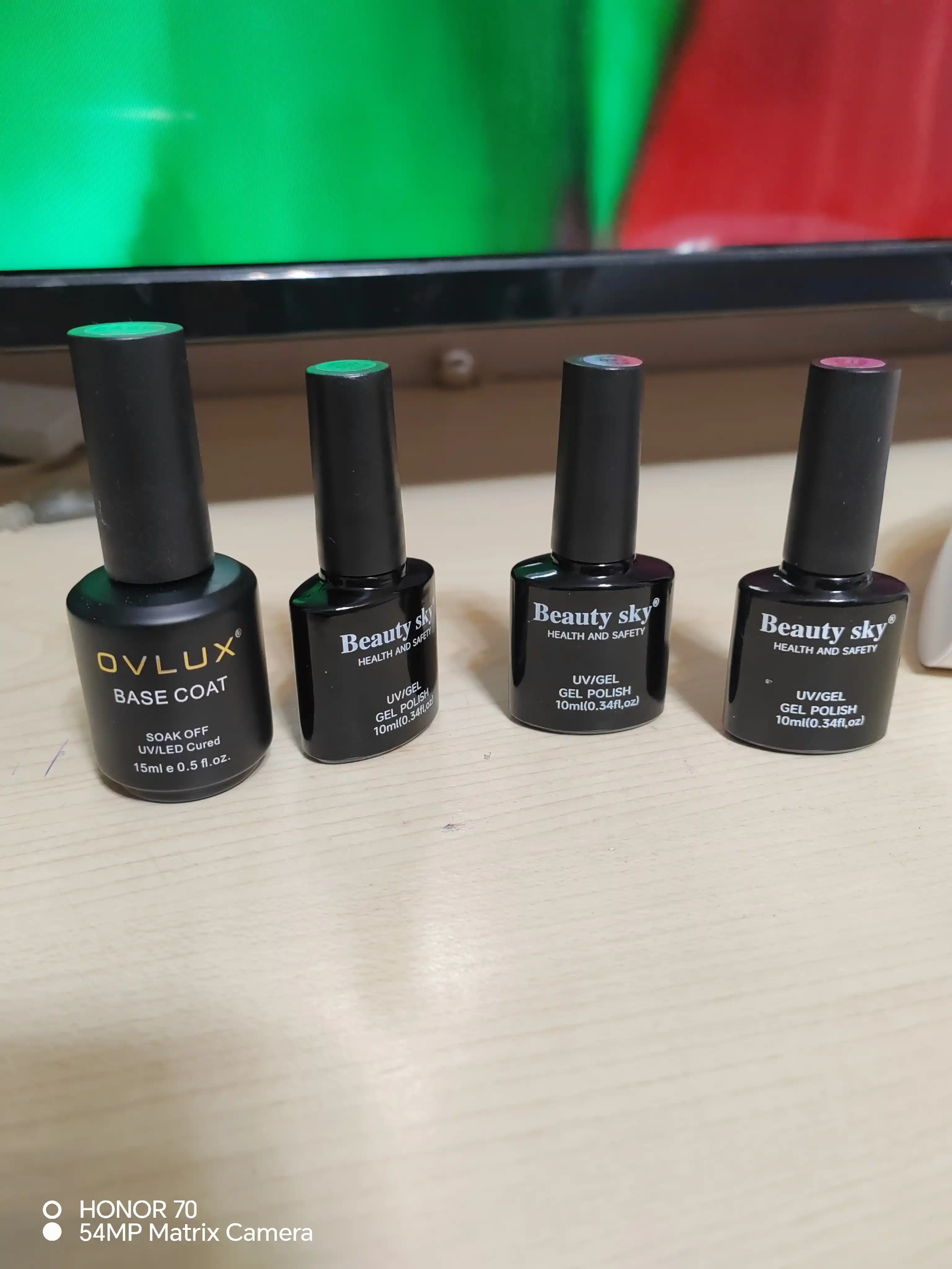 Tirnoqlar uchun baza qoplami, asos baza va rangsiz top, OVLUX, 15 ml