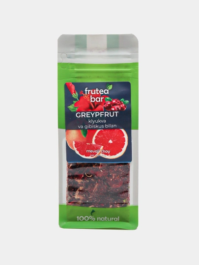 Fruteabar "Грейпфрут с клюквой и гибискусом" Чайный напиток сухой рассыпной, 50 гр — FRUTEA-P15DD32