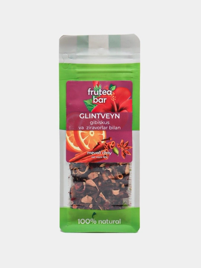 Fruteabar "Глинтвейн с гибискусом и пряностями" Чайный напиток сухой рассыпной, 50 гр — FRUTEA-P15DD30
