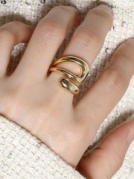 Женское кольцо, Gold and Silver