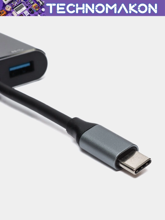 Хаб Type C - HDMI/USB/VGA/Type C