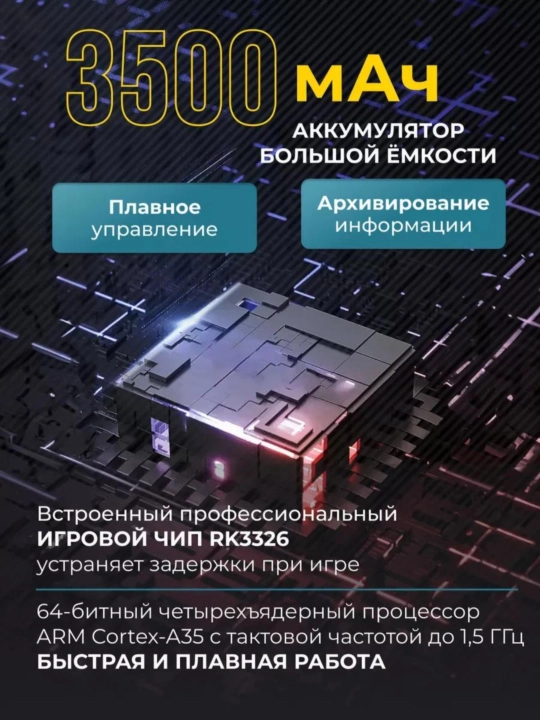 O'yin pristavkasi, portativ konsoli, 64 гб, R36S