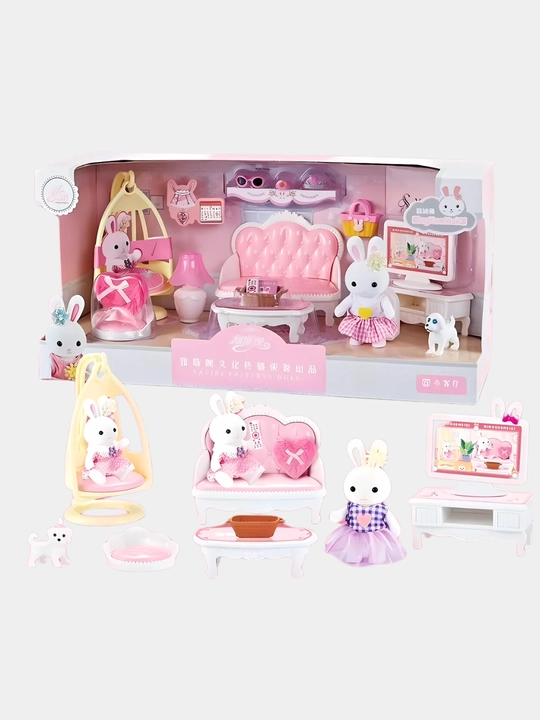 Кукольный домик для девочек, дом зайчика, кролика, Sylvanian Families
