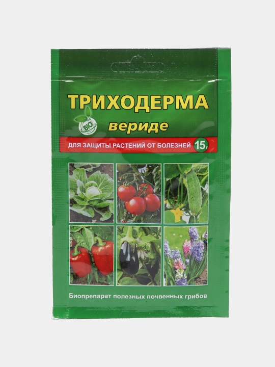 Trixoderma veride o'g'it, o'simliklar uchun, bog' uchun