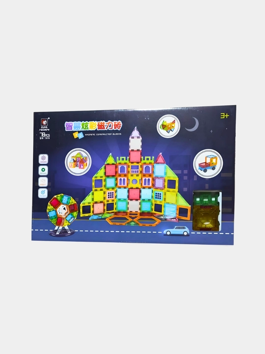 Магнитный конструктор для детей, развивающая игрушка, игра с магнитами