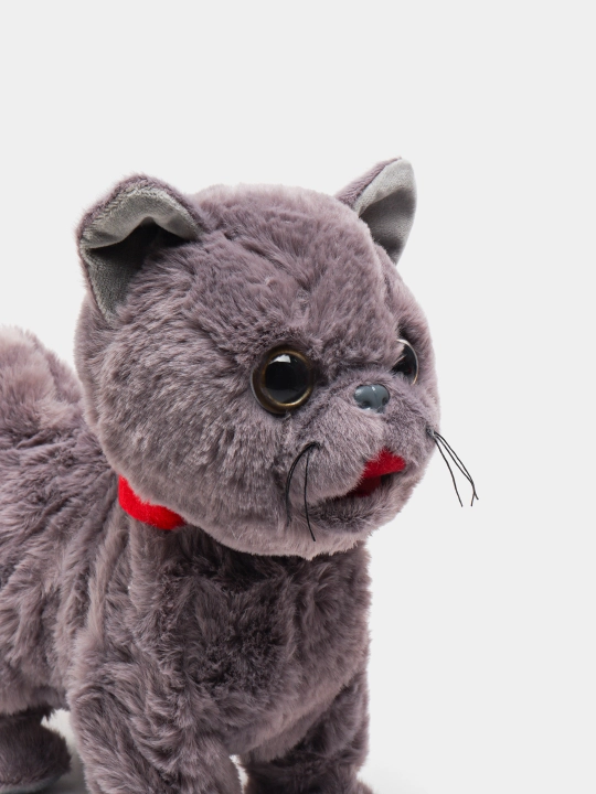 Котенок игрушка интерактивная, кошка робот, собачка робот, умный кот ходит, мяукает, лает 