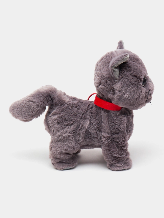 Котенок игрушка интерактивная, кошка робот, собачка робот, умный кот ходит, мяукает, лает 