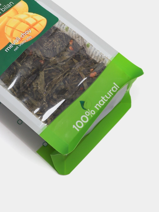 Fruteabar "Манго с генмайчой и ароматом кокоса" Чай зеленый листовой с добавками, 50 гр
