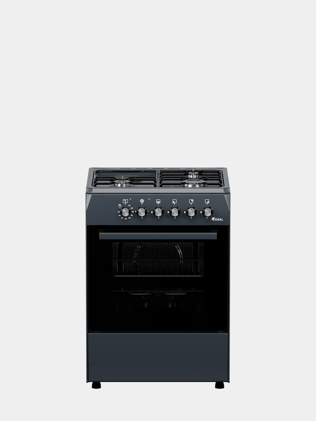 Gaz plita IDEAL L305 eco, 3+1 konforkali, pech hajmi 65 litr, 60 * 60