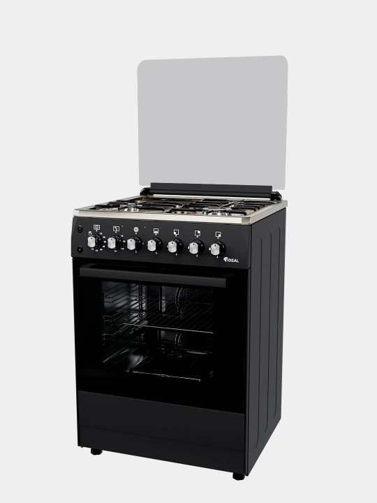 Ideal L410 gaz plitasi, 3+1 konforkali, duxovka hajmi 65 l, 60x60