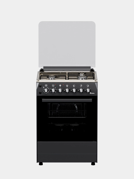 Ideal L410 gaz plitasi, 3+1 konforkali, duxovka hajmi 65 l, 60x60