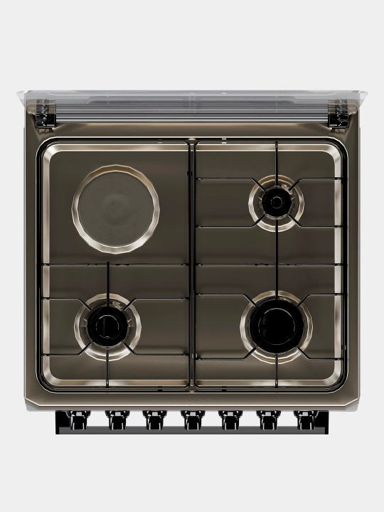 Ideal L410 gaz plitasi, 3+1 konforkali, duxovka hajmi 65 l, 60x60