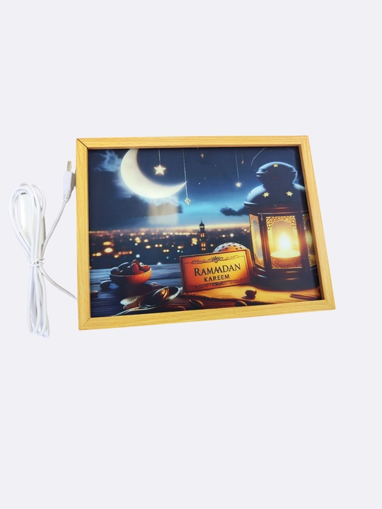 Трехцветная светящаяся картина-светильник Ramadan искусство, которое оживает