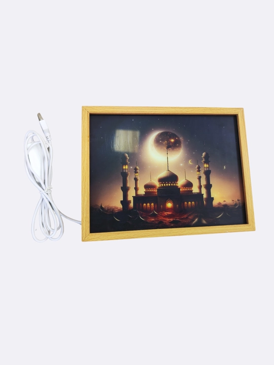 Трехцветная светящаяся картина-светильник Ramadan искусство, которое оживает