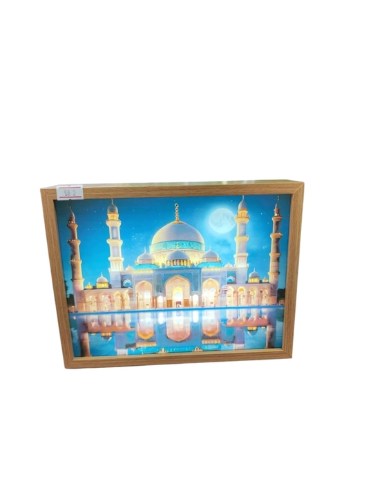 Трехцветная светящаяся картина-светильник Ramadan искусство, которое оживает