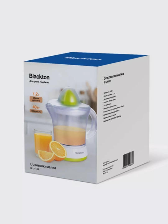 Barcha turdagi sitrus mevalar uchun Bt J1111 elektr sharbatsiqqich, hajmi 1200 ml