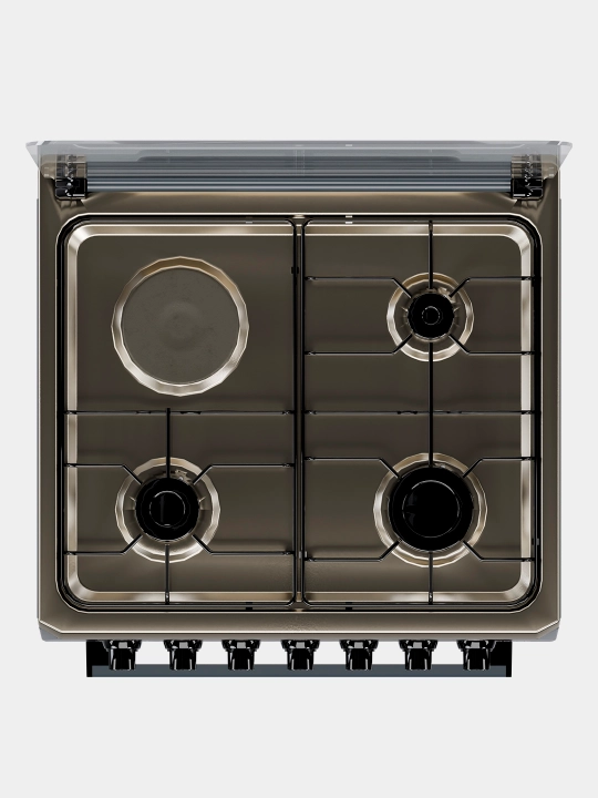 Ideal L410 gaz plitasi, 3+1 konforkali, duxovka hajmi 65 l, 60x60
