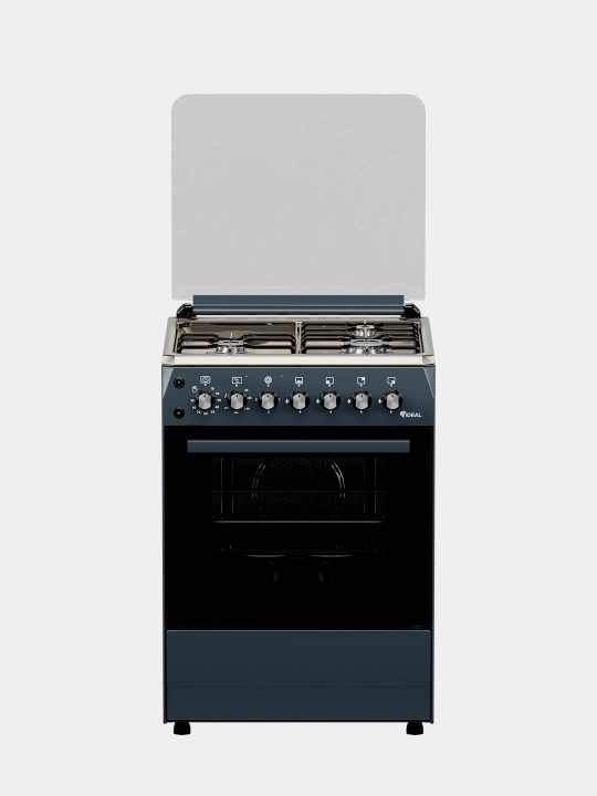 Ideal L410 gaz plitasi, 3+1 konforkali, duxovka hajmi 65 l, 60x60
