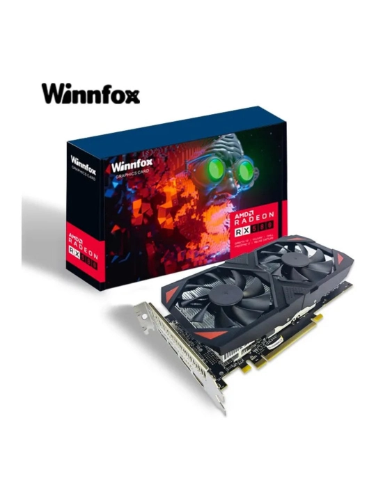 Игровая видеокарта Winnfox AMD Radeon RX550, 4ГБ, 128Бит GDDR5