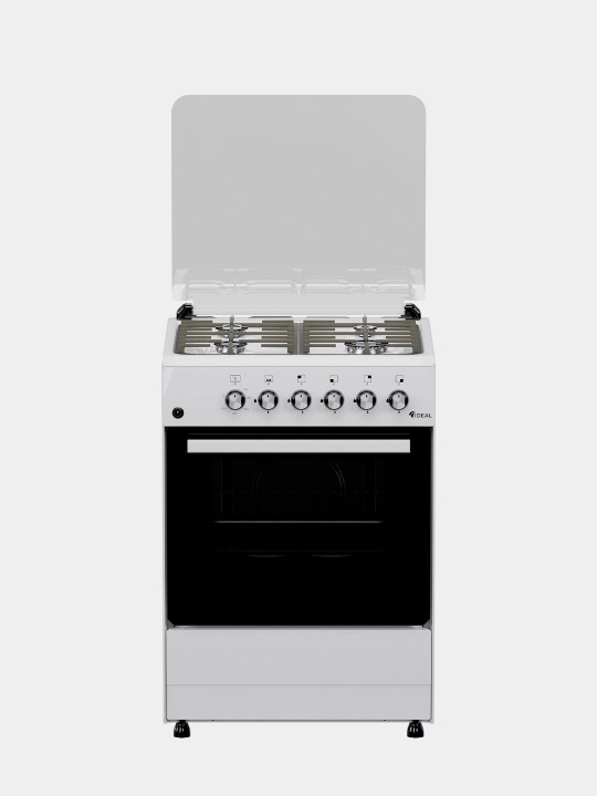 Газовая плита Ideal L155 ГК, 4 конфорки, объем духовки 65 л, 60 * 60