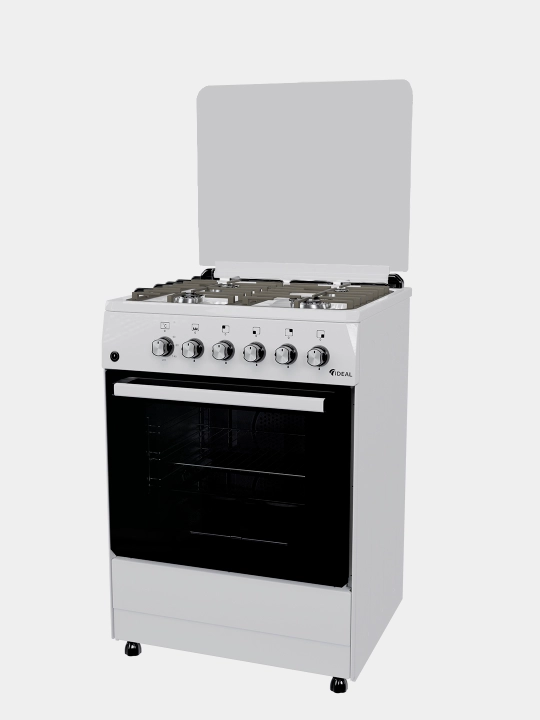 Газовая плита Ideal L155 ГК, 4 конфорки, объем духовки 65 л, 60 * 60