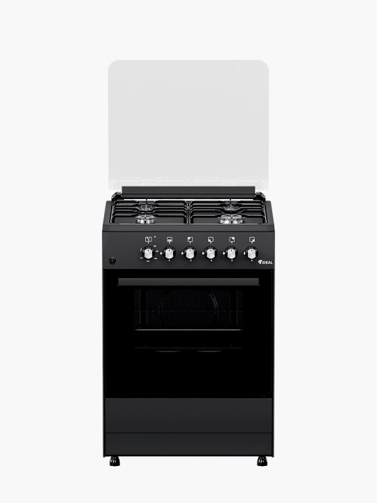 Газовая плита Ideal L155 ГК, 4 конфорки, объем духовки 65 л, 60 * 60