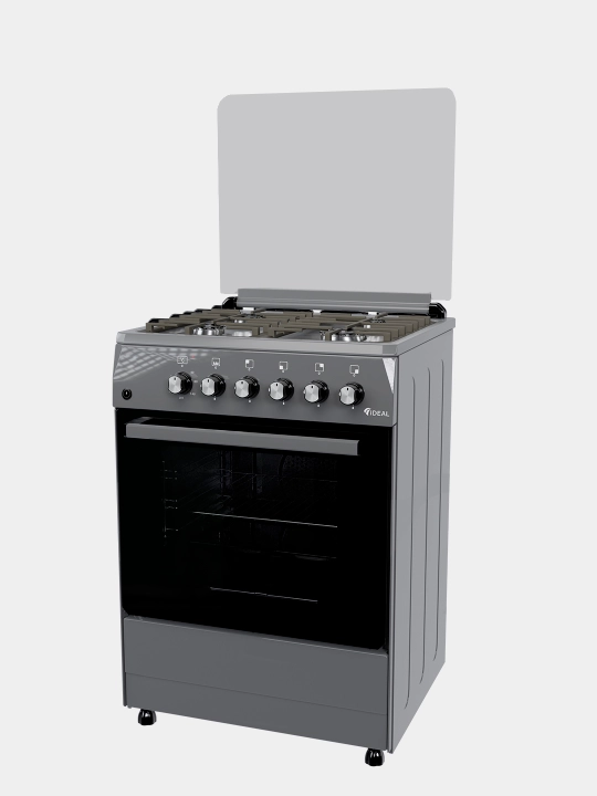 Газовая плита Ideal L155 ГК, 4 конфорки, объем духовки 65 л, 60 * 60