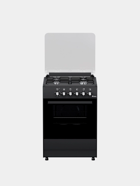 Gaz plita Ideal L110, 4 konforkali, pech hajmi 65 litr, 60 * 60