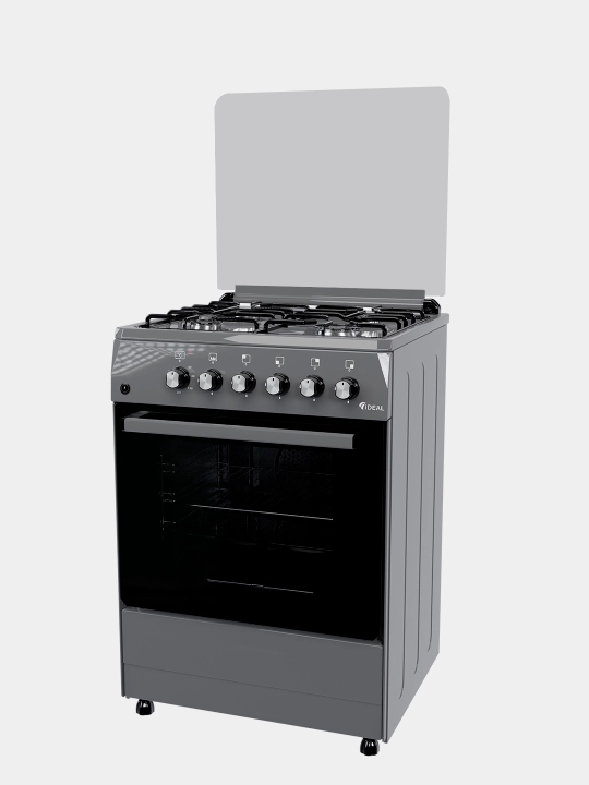 Gaz plita Ideal L115, 4 konforka, pech hajmi 65 litr, 60 * 60 sm