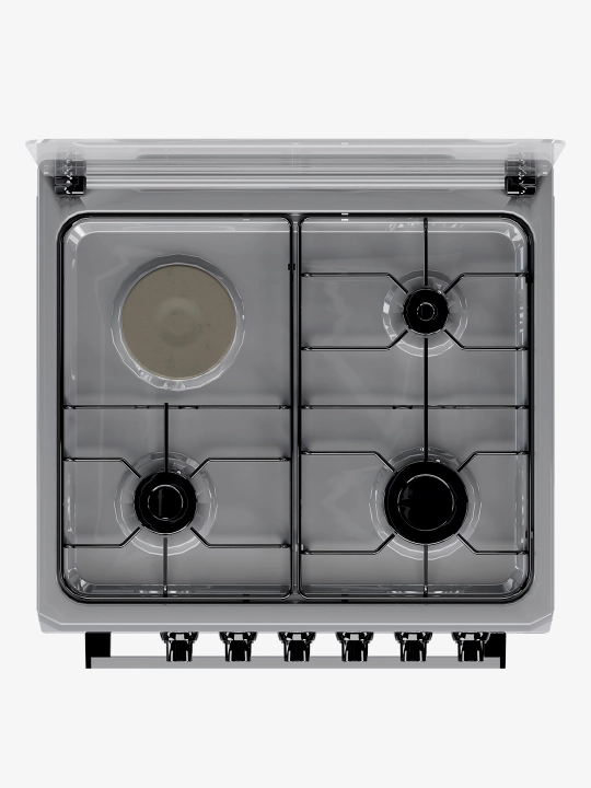 Gaz plita Ideal L305, 3+1 konforkali, pech hajmi 65 litr, 60 * 60