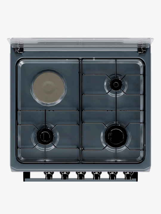 Gaz plita Ideal L305, 3+1 konforkali, pech hajmi 65 litr, 60 * 60