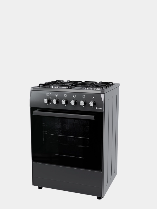 Gaz plita L110 eco, 4 konforkali, pech hajmi 65 litr, 60 * 60 sm
