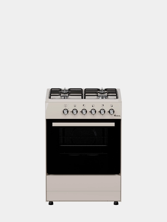 Gaz plita L110 eco, 4 konforkali, pech hajmi 65 litr, 60 * 60 sm