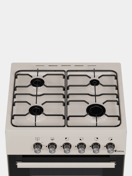 Gaz plita L110 eco, 4 konforkali, pech hajmi 65 litr, 60 * 60 sm