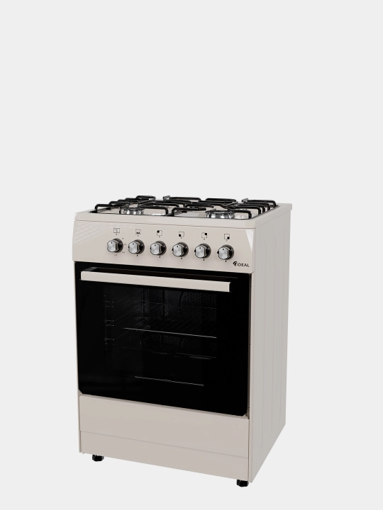 Gaz plita L110 eco, 4 konforkali, pech hajmi 65 litr, 60 * 60 sm