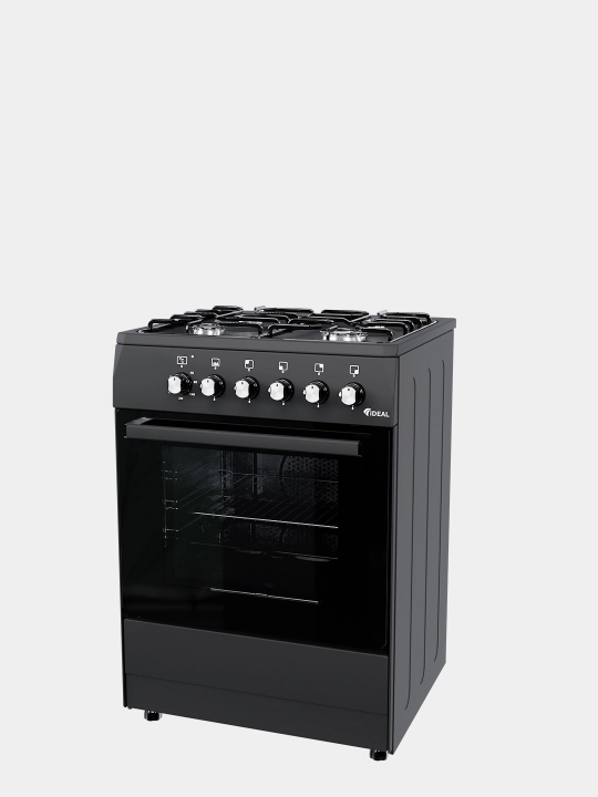 Gaz plita L110 eco, 4 konforkali, pech hajmi 65 litr, 60 * 60 sm