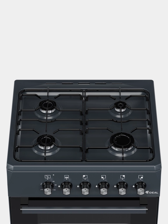 Gaz plita L110 eco, 4 konforkali, pech hajmi 65 litr, 60 * 60 sm