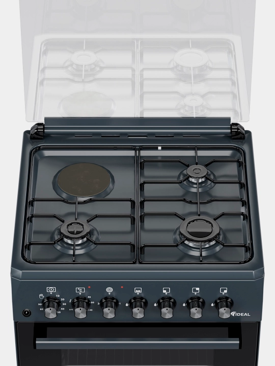 Ideal L350 3+1 konforkali gaz plitasi, pech hajmi 65 l, 60 * 60