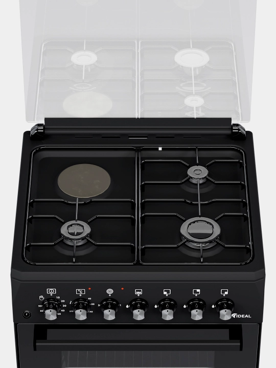 Ideal L350 3+1 konforkali gaz plitasi, pech hajmi 65 l, 60 * 60