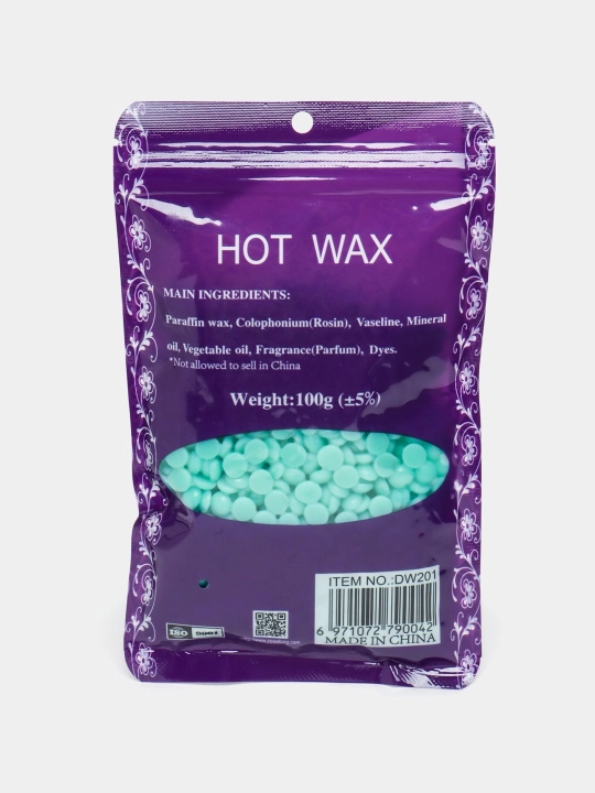 Воск для депиляции, Hot Wax, профессиональный, в гранулах, пленочный, 100 г