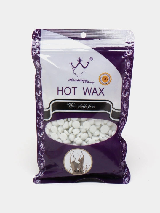 Depilatsiya mumi, Hot Wax, professional vosk, granulali, plyonkali, 100 g