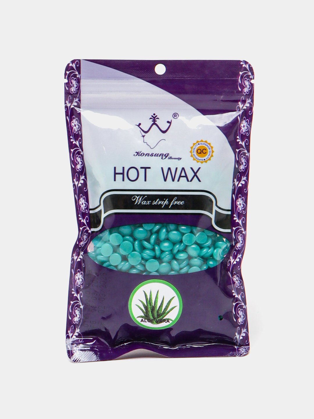 Depilatsiya mumi, Hot Wax, professional vosk, granulali, plyonkali, 100 g