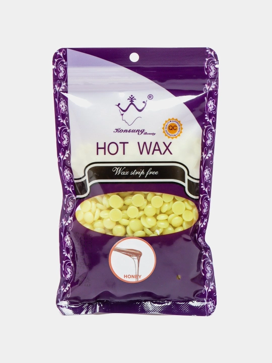 Depilatsiya mumi, Hot Wax, professional vosk, granulali, plyonkali, 100 g