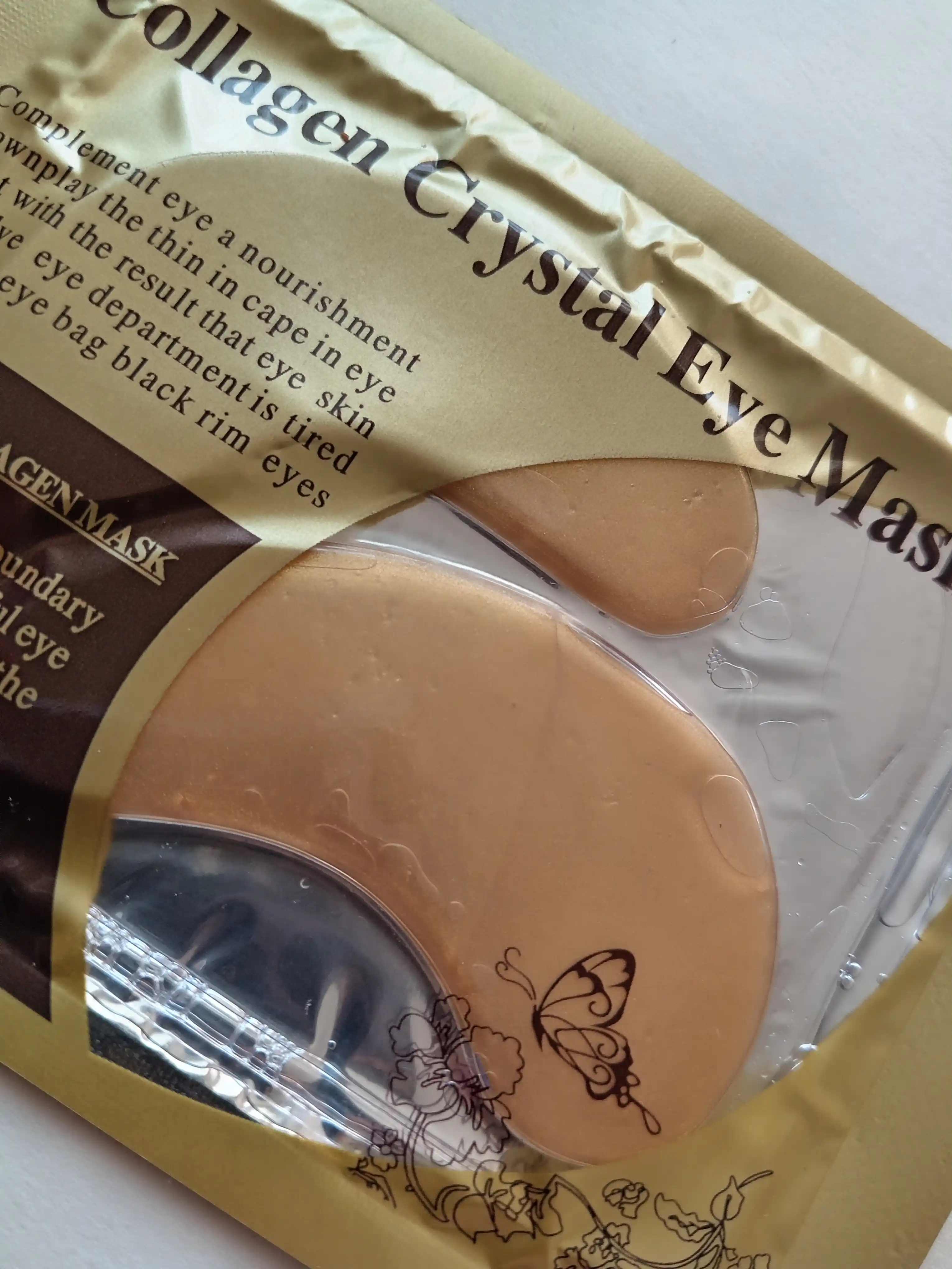 Patchilar ko'z uchun Collagen Crystal Eye Mask gidrogel, kollagen, 2 dona