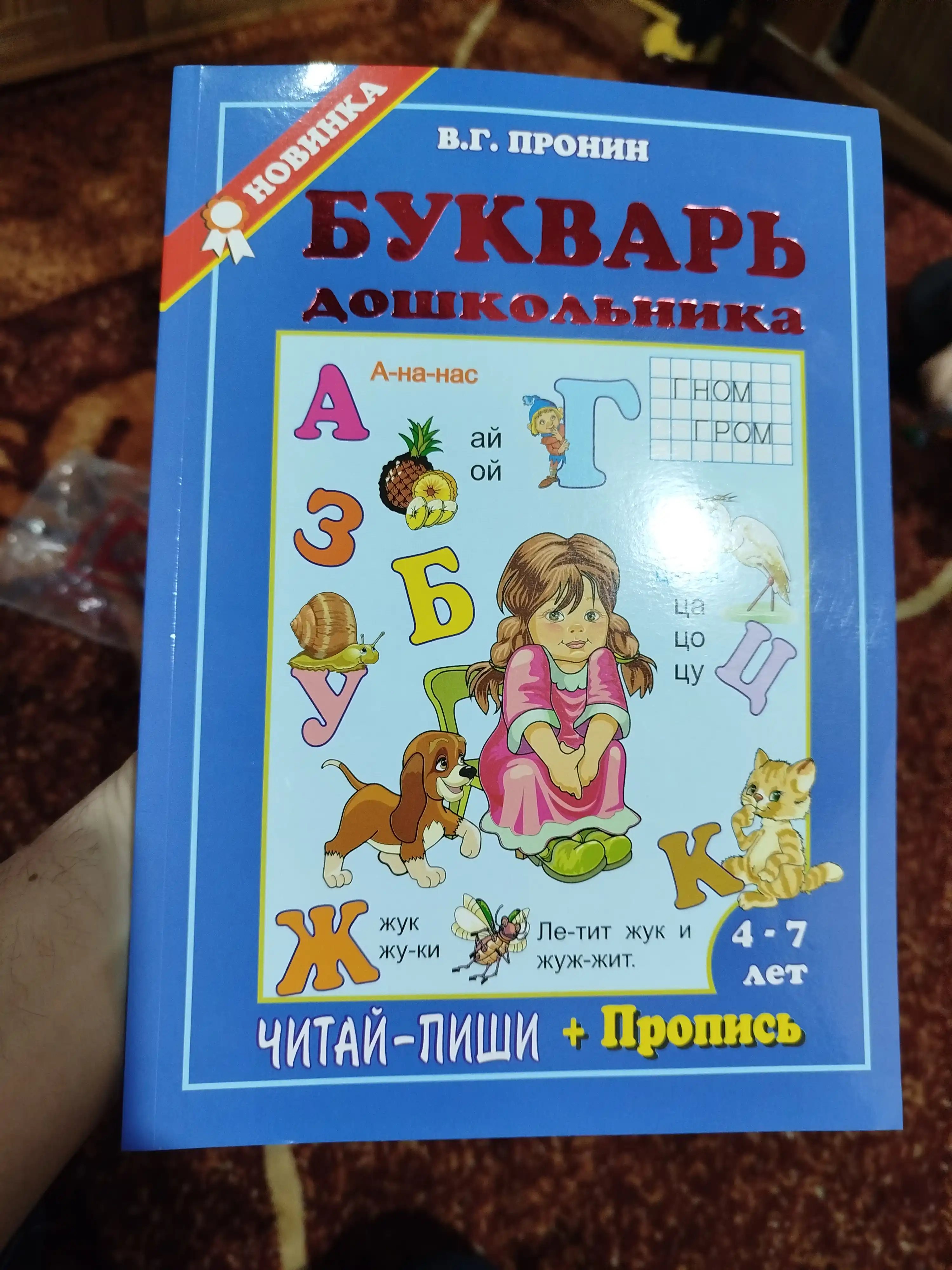Bukvar doshkolnika, Chitay-pishi + propis, V.G.Pronin