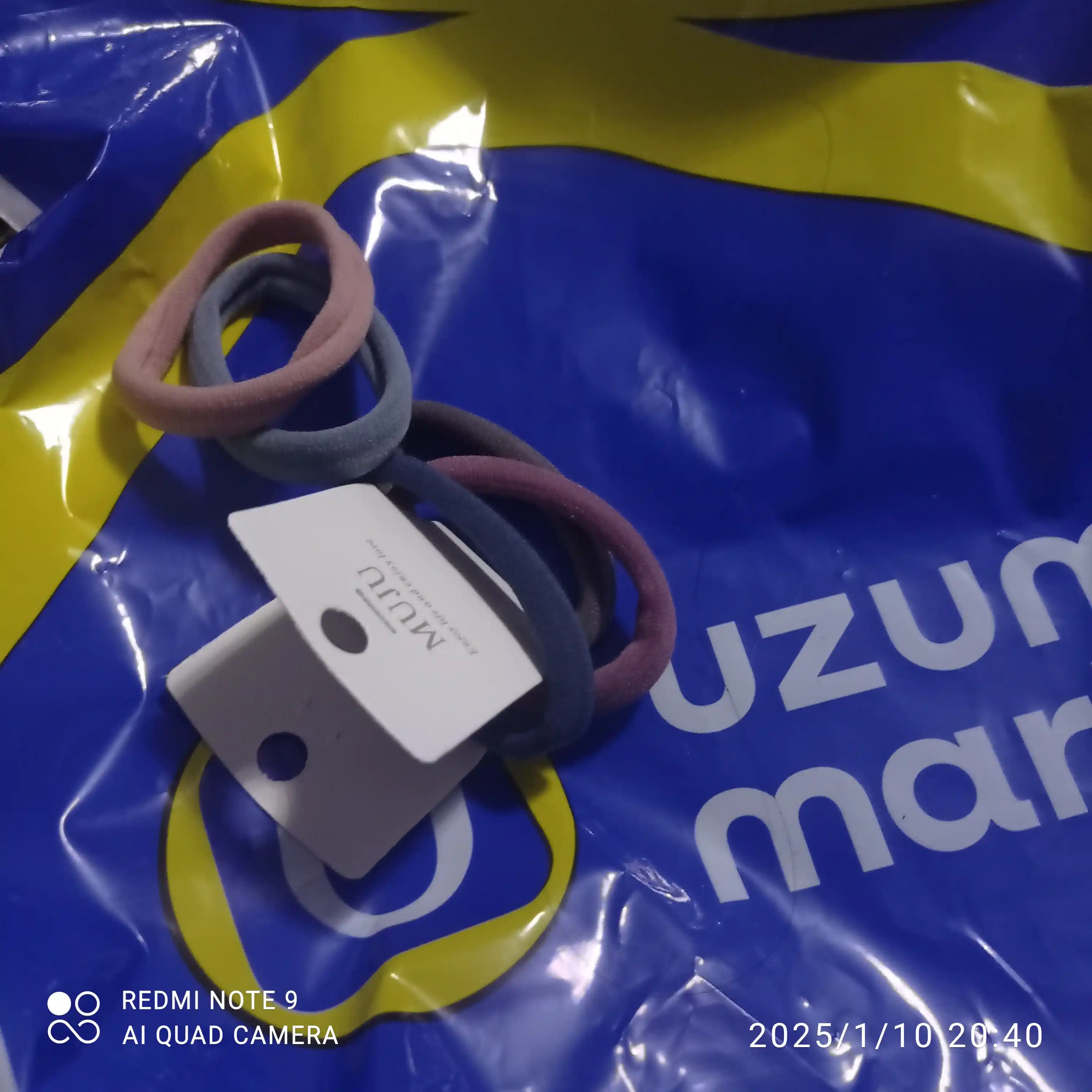 Ayollar va qizlar uchun 5 sm, choksiz, yumshoq Muju soch rezinkalari 5, 10 dona