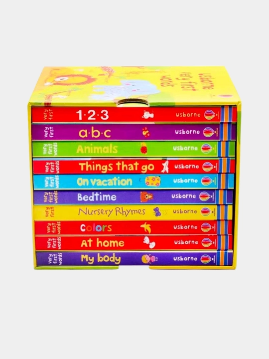 Usborne Busy Book, бизиборд-книжка из фетра — тактильная развивающая книга для малышей